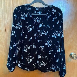 J. Crew floral blouse